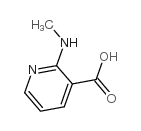 2-甲胺基-3-吡啶甲酸结构式
