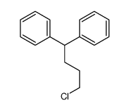 1,1'-(4-chlorobutylidene)bisbenzene Structure