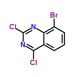 8-溴-2,4-二氯喹唑啉结构式
