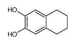 5,6,7,8-tetrahydronaphthalene-2,3-diol结构式