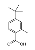 4-tert-butyl-2-methylbenzoic acid结构式