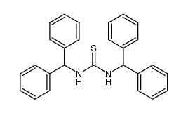 N,N'-dibenzhydryl-thiourea Structure