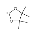 4,4,5,5-tetramethyl-1,3-dioxolan-2-yl radical Structure