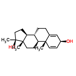 17-methyl-Androsta-1,4-diene-3b,17b-diol Structure