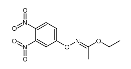 ethyl-N-(3,4-dinitrophenoxy)acetimidate结构式
