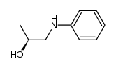 (2S)-1-N-Phenylamino-2-propanol Structure