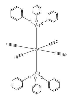trans-(CO)4Cr{P(OPh)3}2结构式