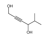 5-methylhex-2-yne-1,4-diol Structure