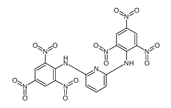 N,N'-Bis(2,4,6-trinitrophenyl)-2,6-pyridinediamine结构式