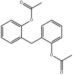 2,2'-Methylenebis(phenol)diacetate结构式