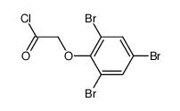 2,4,6-tribromophenoxyacetyl chloride结构式