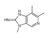 3,6,7-三甲基-3H-咪唑并[4,5-c]吡啶-2-胺结构式