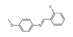 1-(2-fluorophenyl)-N-(4-methoxyphenyl)methanimine Structure