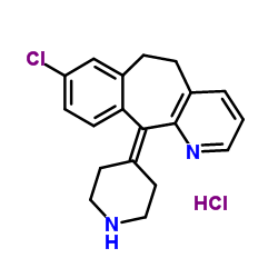 8-Chloro-11-(4-piperidinylidene)-6,11-dihydro-5H-benzo[5,6]cyclohepta[1,2-b]pyridine hydrochloride (1:1) picture