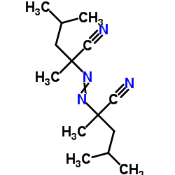 2,2'-Azobis(2,4-dimethyl)valeronitrile Structure