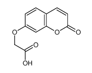 [(2-Oxo-2H-chromen-7-yl)oxy]acetic acid Structure