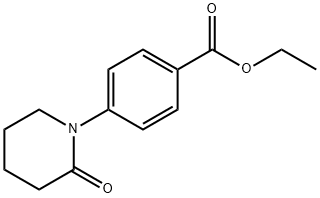 4-(2-氧代哌啶-1-基)苯甲酸乙酯结构式
