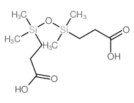 3-[(2-carboxyethyl-dimethyl-silyl)oxy-dimethyl-silyl]propanoic acid结构式