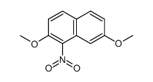 2,7-dimethoxy-1-nitro-naphthalene结构式