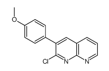 2-chloro-3-(4-methoxyphenyl)-1,8-naphthyridine Structure