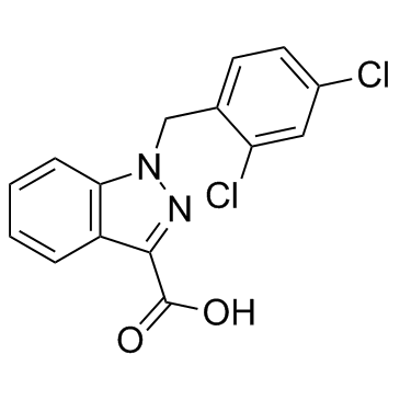 Lonidamine structure