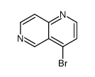 4-溴-1,6-萘啶结构式