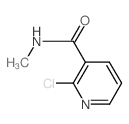2-氯-N-甲基烟酰胺结构式