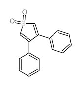 Thiophene, 3,4-diphenyl-, 1,1-dioxide结构式