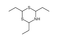 2,4,6-triethyl tetrahydro-1,3,5-dithiazine Structure
