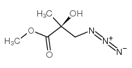 (2S)-3-Azido-2-hydroxy-2-methyl-propanoic Acid Methyl Ester结构式
