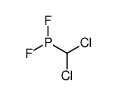 Difluoro(dichloromethyl)phosphine结构式