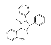 2-[(4S,5S)-1,3-dimethyl-4,5-diphenylimidazolidin-2-yl]phenol结构式