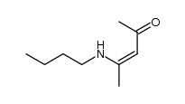 (Z)-4-(n-butylamino)-3-penten-2-one结构式