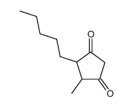 4-Methyl-5-pentyl-1,3-cyclopentanedione结构式