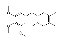 1,4,5-trimethyl-2-(3,4,5-trimethoxy-benzyl)-1,2,3,6-tetrahydro-pyridine结构式