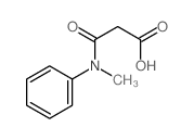 Propanoicacid, 3-(methylphenylamino)-3-oxo- structure
