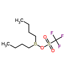 Dibutyl{[(trifluoromethyl)sulfonyl]oxy}borane Structure