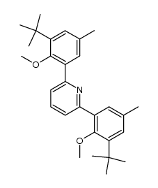 2,6-bis(3-(tert-butyl)-2-methoxy-5-methylphenyl)pyridine Structure