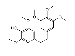 2,6-dimethoxy-4-[1-(3,4,5-trimethoxyphenyl)propan-2-yl]phenol Structure