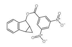 1,1a,6,6a-tetrahydrocyclopropa[a]inden-6-yl 3,5-dinitrobenzoate结构式