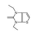 1,3-diethyl-2-methylidenethieno[2,3-d]imidazole结构式