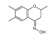 N-(2,6,7-trimethyl-2,3-dihydrochromen-4-ylidene)hydroxylamine结构式