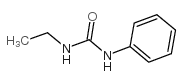 Urea,N-ethyl-N'-phenyl- Structure
