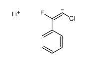 lithium,(2-chloro-1-fluoroethenyl)benzene结构式