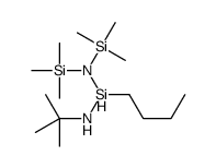 N-[[bis(trimethylsilyl)amino]-butylsilyl]-2-methylpropan-2-amine结构式