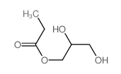 1,2,3-trihydroxypropyl propanoate结构式