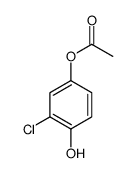 (3-chloro-4-hydroxyphenyl) acetate结构式