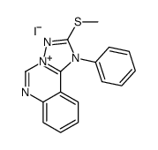 2-methylsulfanyl-1-phenyl-[1,2,4]triazolo[1,5-c]quinazolin-4-ium,iodide结构式