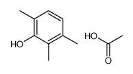 acetic acid,2,3,6-trimethylphenol结构式