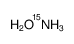 Ammonium-15N hydroxide solution Structure